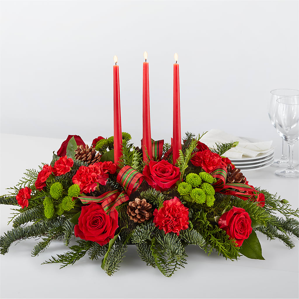 By the Candlelight Centerpiece – Floreria Mexico #3, Torrance CA
