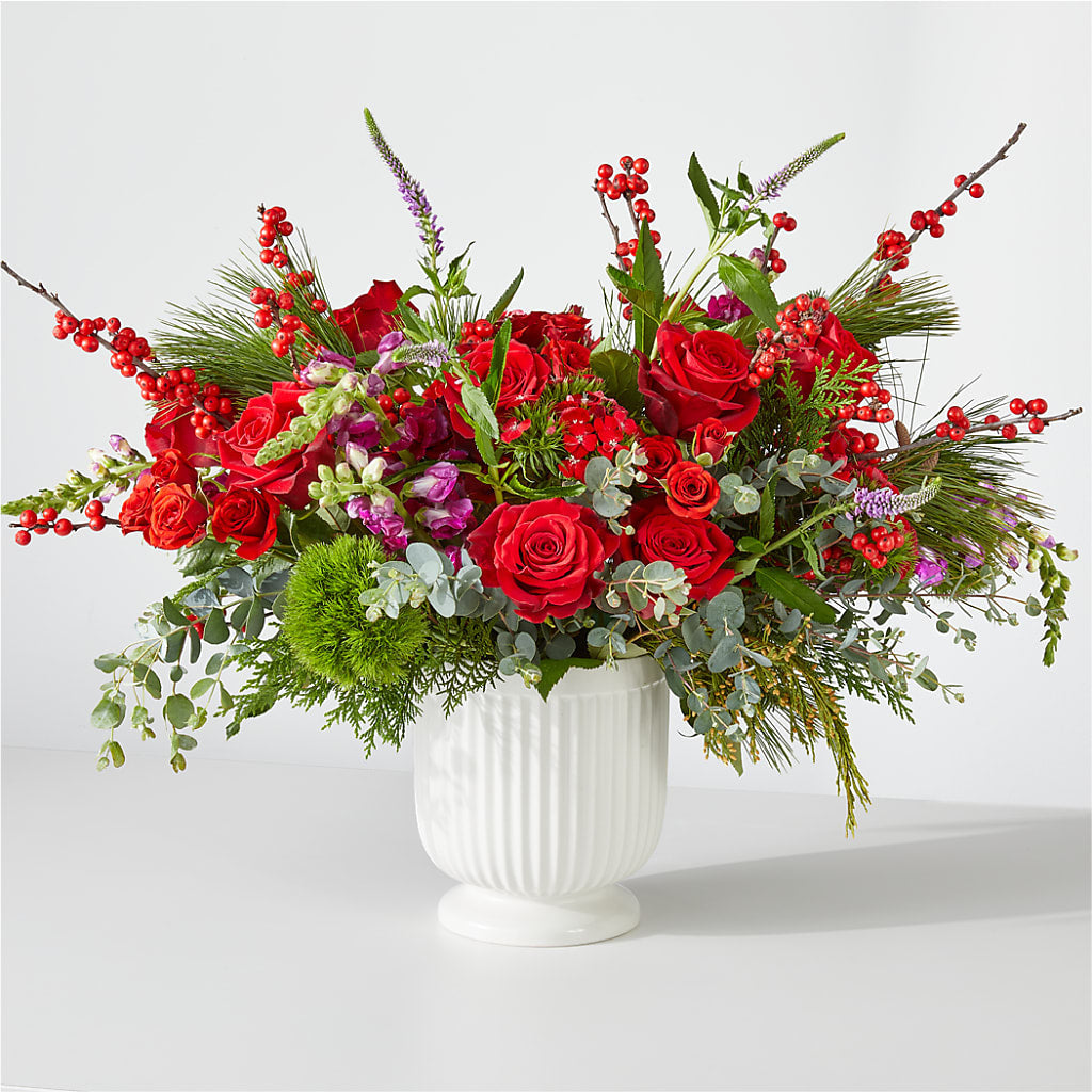 Big Red Bow Bouquet – Floreria Mexico #3, Torrance CA