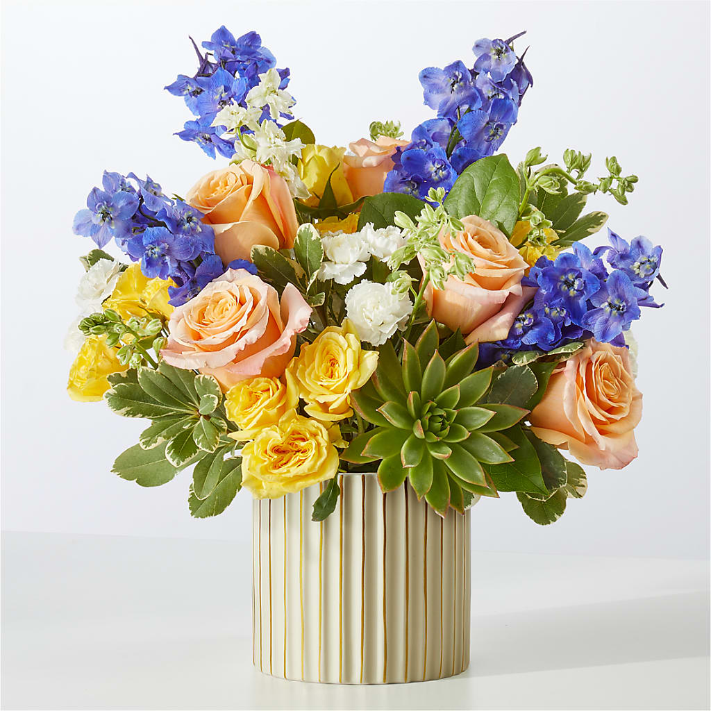 Cobalt Reverie Bouquet – Floreria Mexico #3, Torrance CA