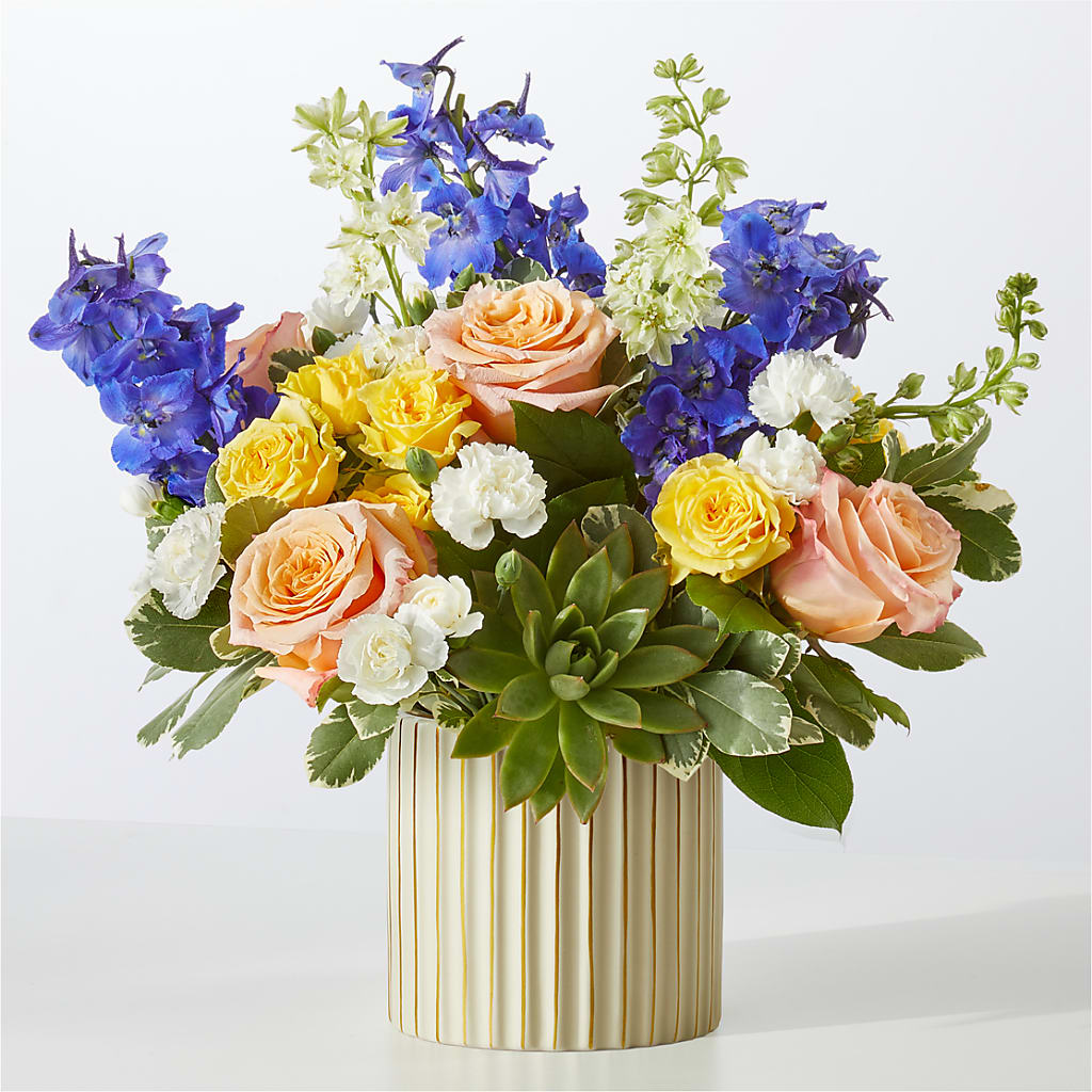 Cobalt Reverie Bouquet – Floreria Mexico #3, Torrance CA