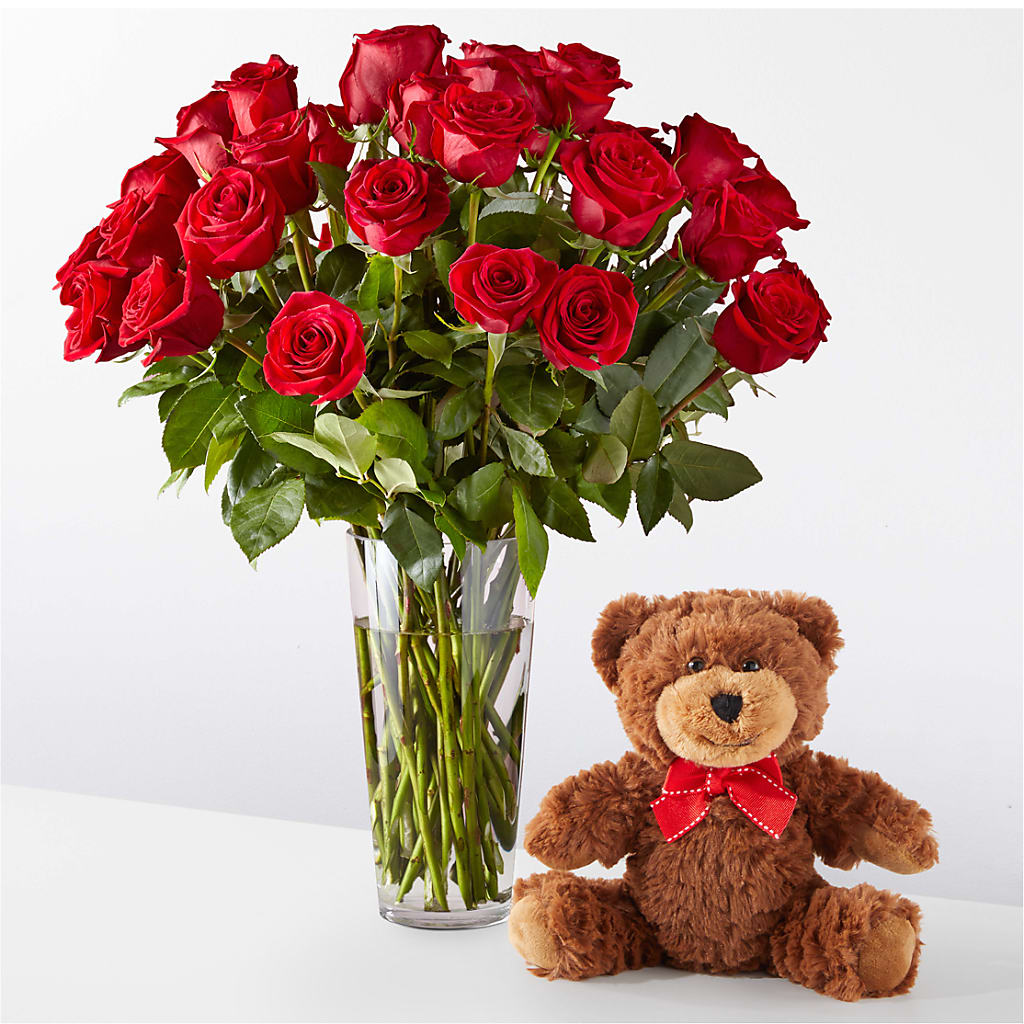 Romantic Long Stem Red Rose Bouquet Bundles – Floreria Mexico #3, Torrance CA