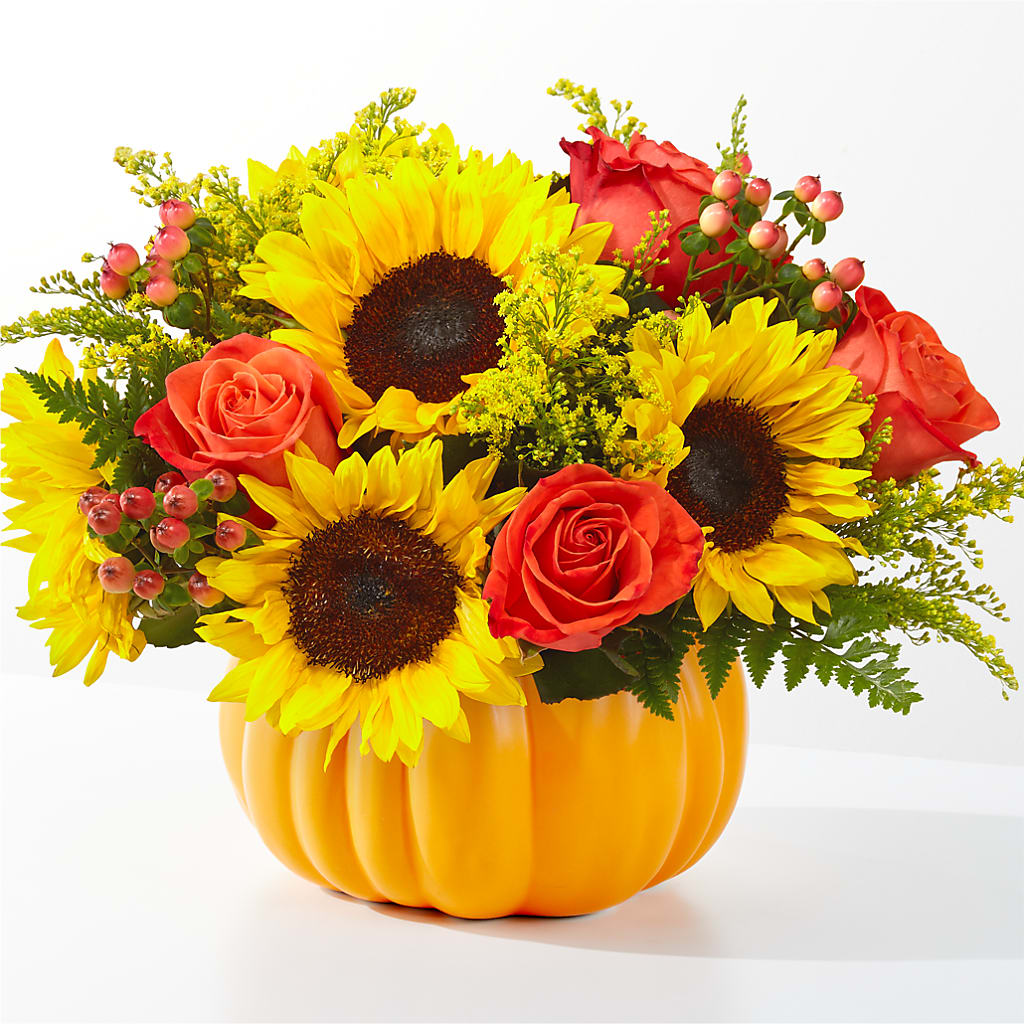 Pick of the Patch Pumpkin Bouquet – Floreria Mexico #3, Torrance CA