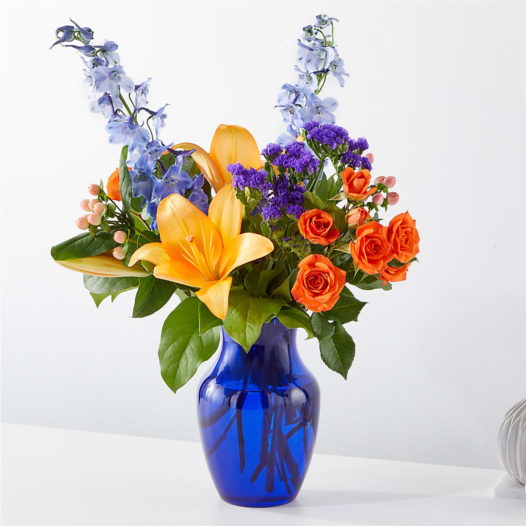 Radiant Citrus Bouquet – Floreria Mexico #3, Torrance CA