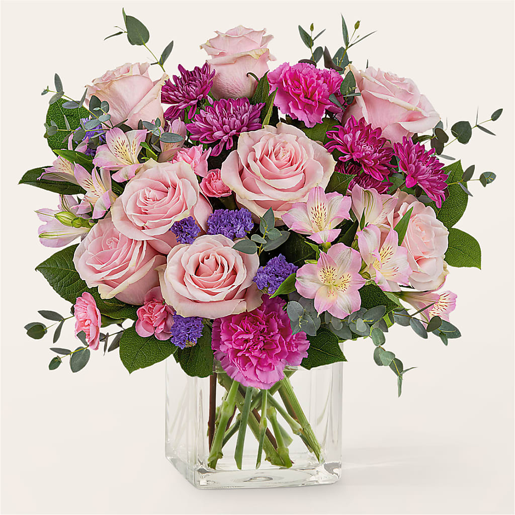 Rosy Radiance Bouquet – Floreria Mexico #3, Torrance CA