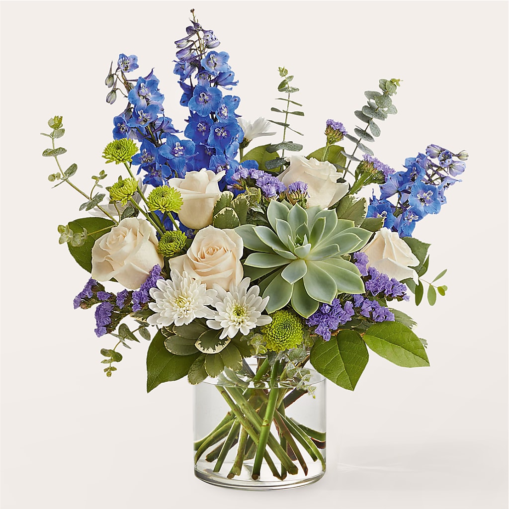 Cerulean Waves Bouquet – Floreria Mexico #3, Torrance CA