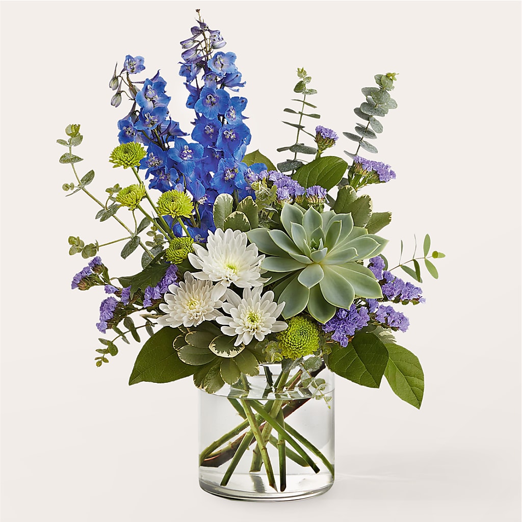 Cerulean Waves Bouquet – Floreria Mexico #3, Torrance CA