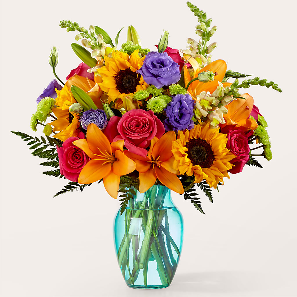 Double Rainbow Bouquet – Floreria Mexico #3, Torrance CA