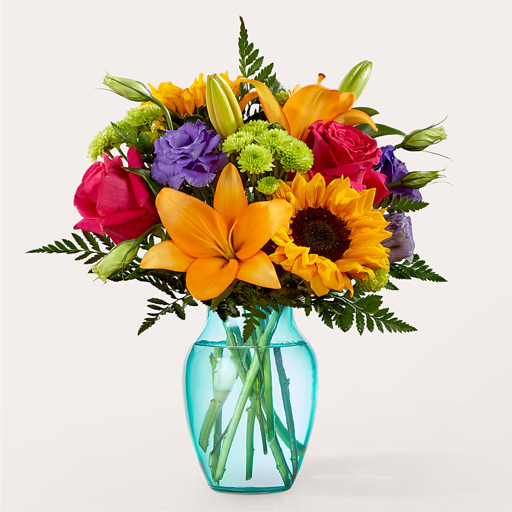 Double Rainbow Bouquet – Floreria Mexico #3, Torrance CA