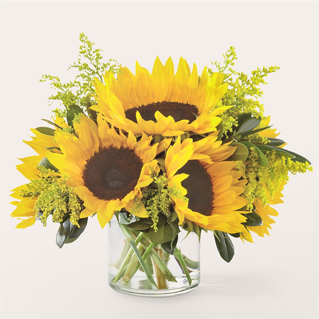 Beaming Sunflower Bouquet – Floreria Mexico #3, Torrance CA