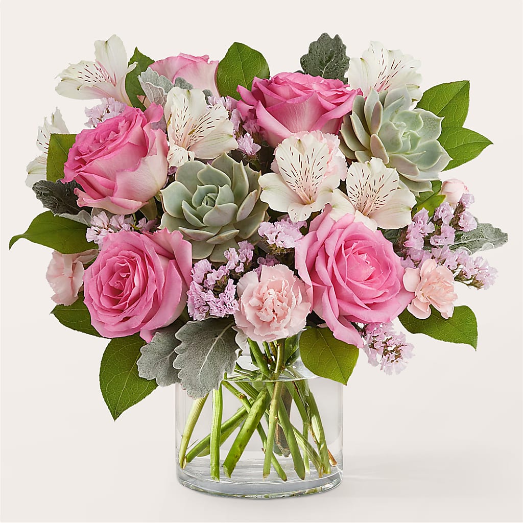 Dusty Rose Bouquet – Floreria Mexico #3, Torrance CA