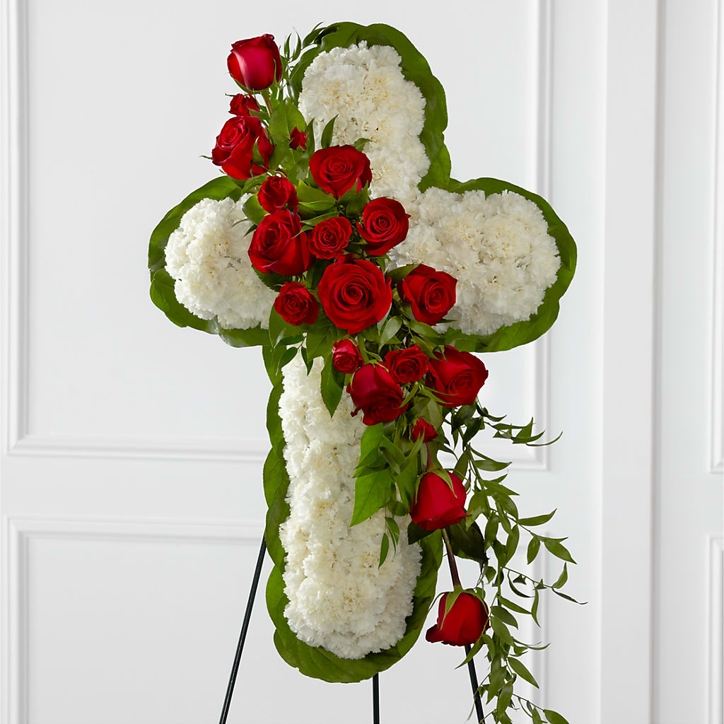 Floral Cross Easel – Floreria Mexico #3, Torrance CA