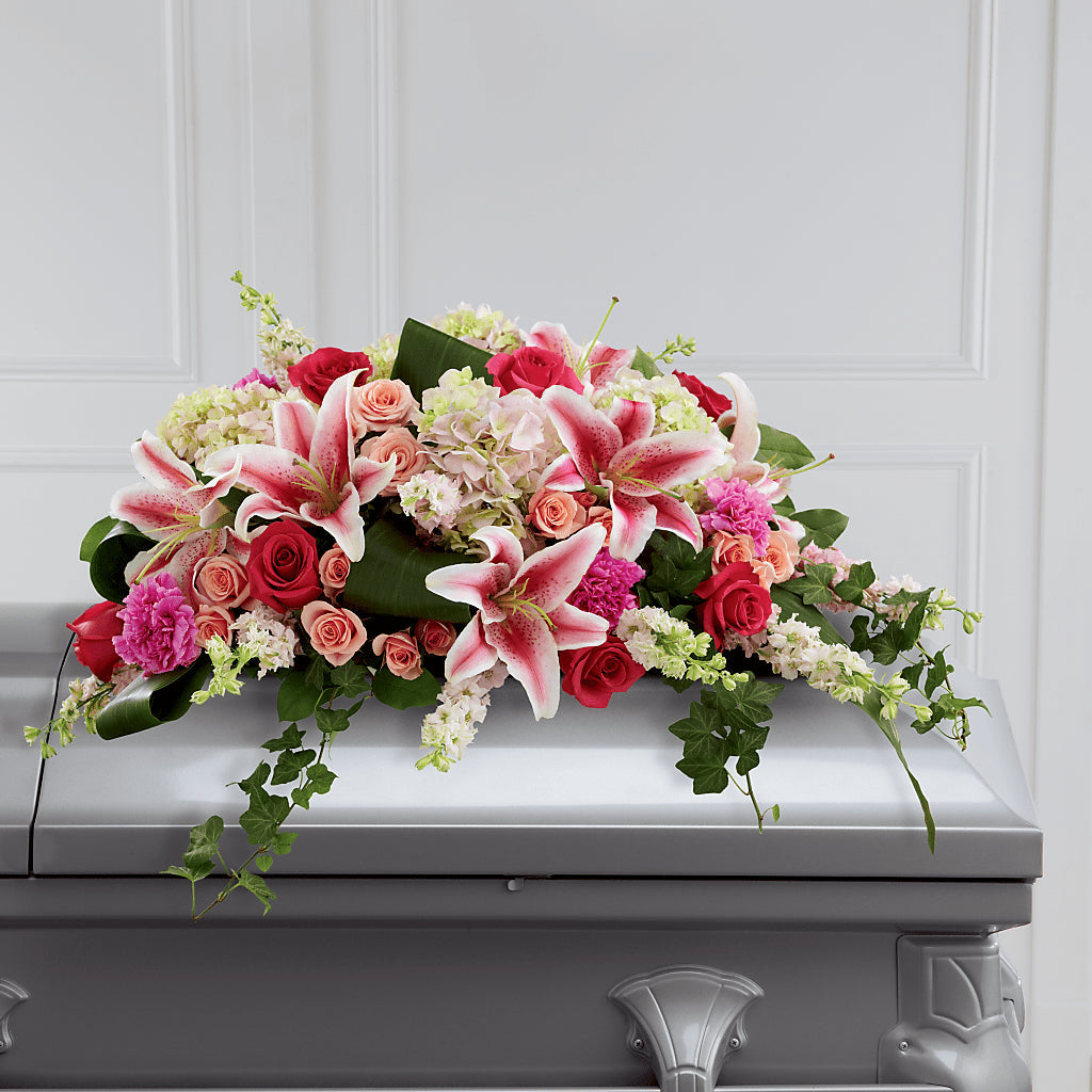 Splendid Grace Casket Spray – Floreria Mexico #3, Torrance CA