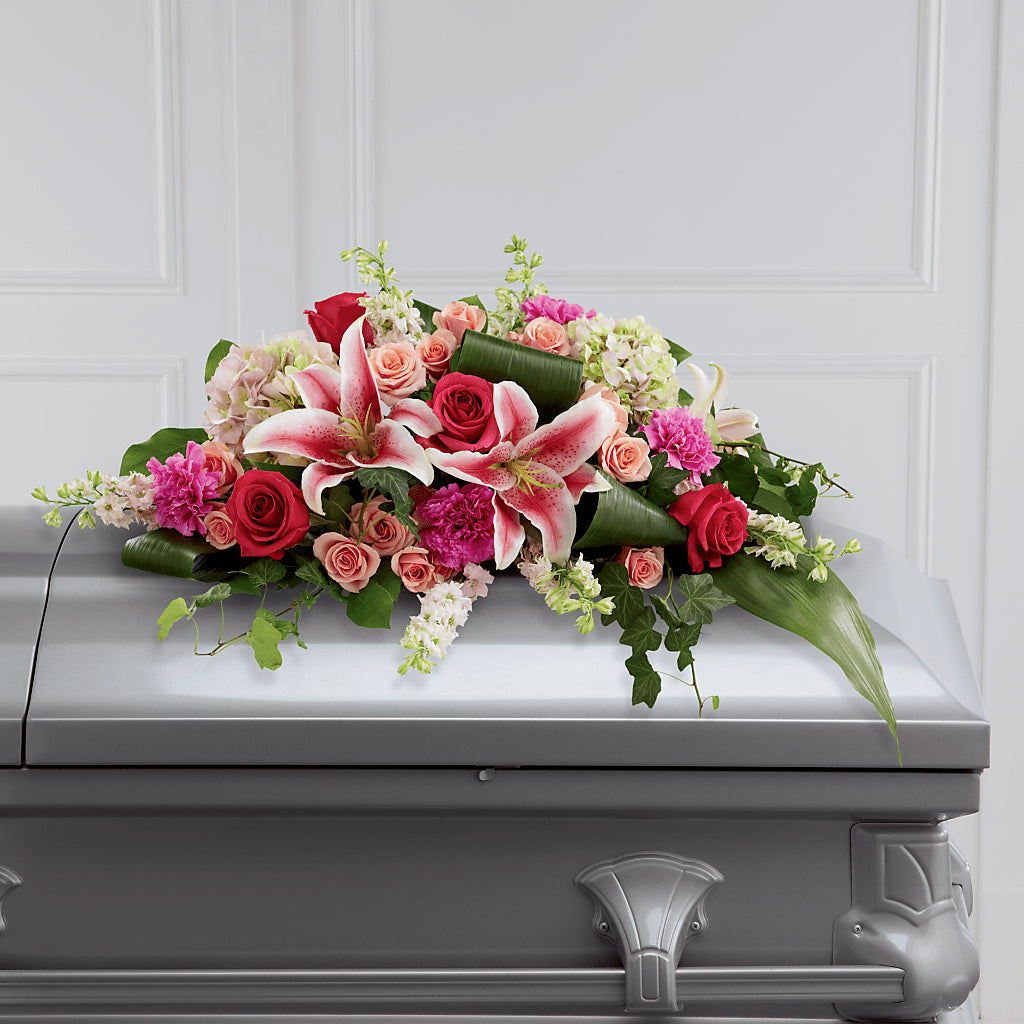 Splendid Grace Casket Spray – Floreria Mexico #3, Torrance CA