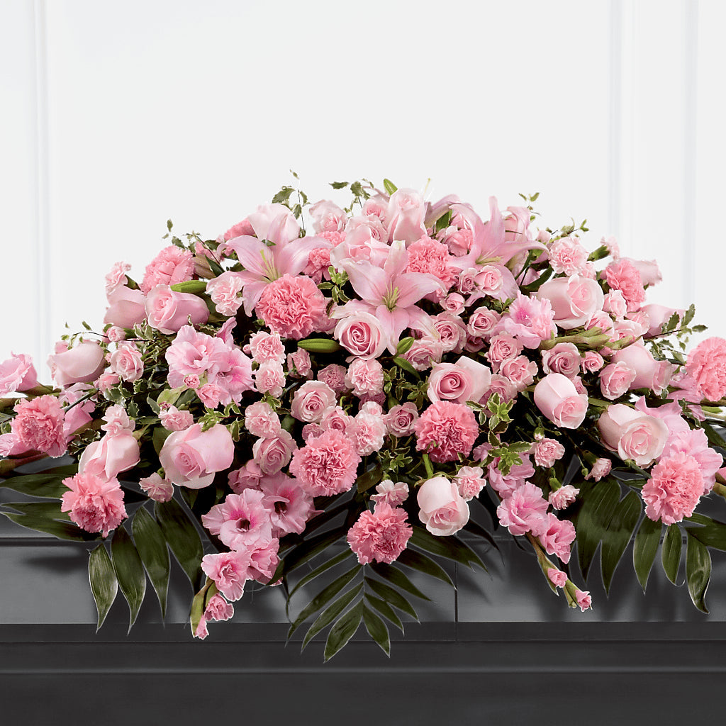 Garden of Comfort Casket Spray (Standard) – Floreria Mexico #3, Torrance CA