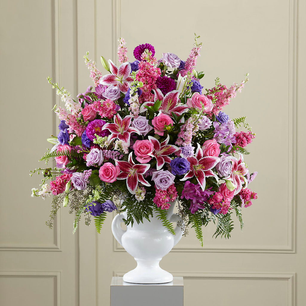 Peaceful Tribute Arrangement – Floreria Mexico #3, Torrance CA