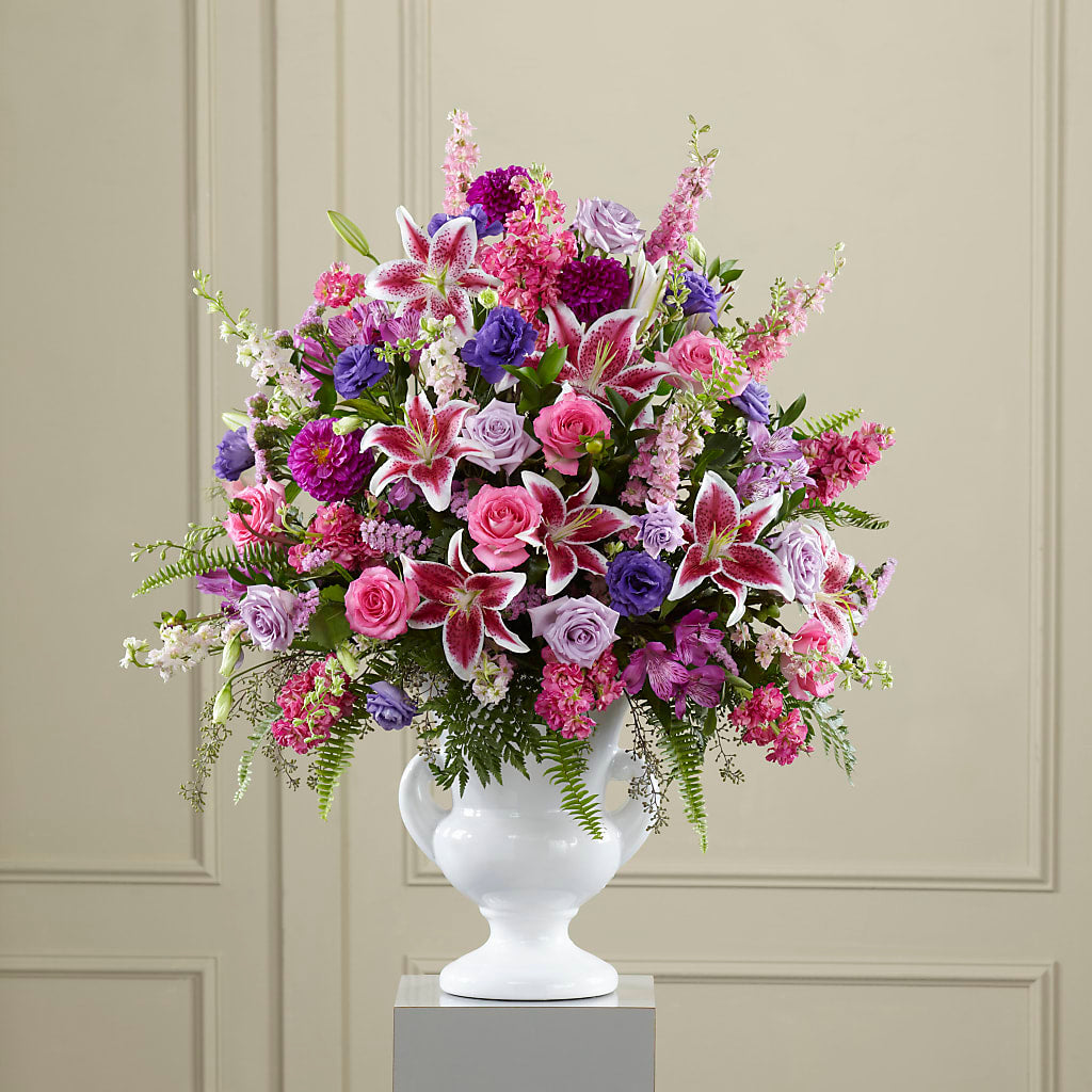 Peaceful Tribute Arrangement – Floreria Mexico #3, Torrance CA