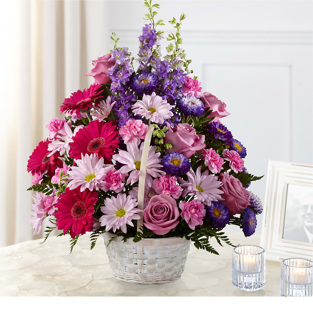 Pastel Peace Basket – Floreria Mexico #3, Torrance CA