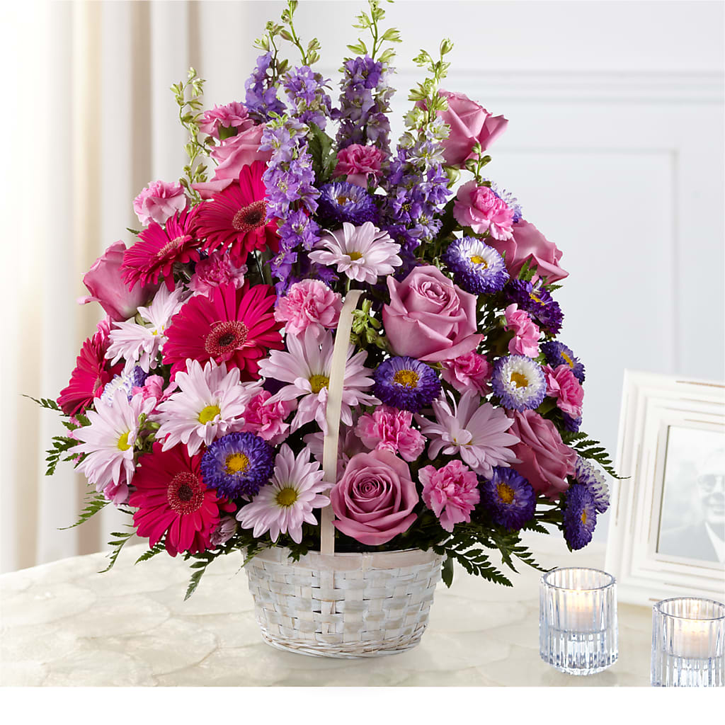 Pastel Peace Basket – Floreria Mexico #3, Torrance CA