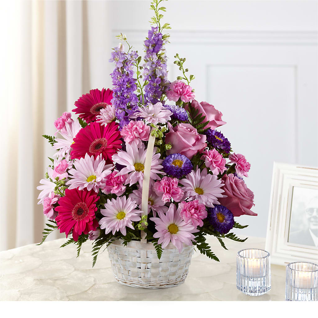 Pastel Peace Basket – Floreria Mexico #3, Torrance CA