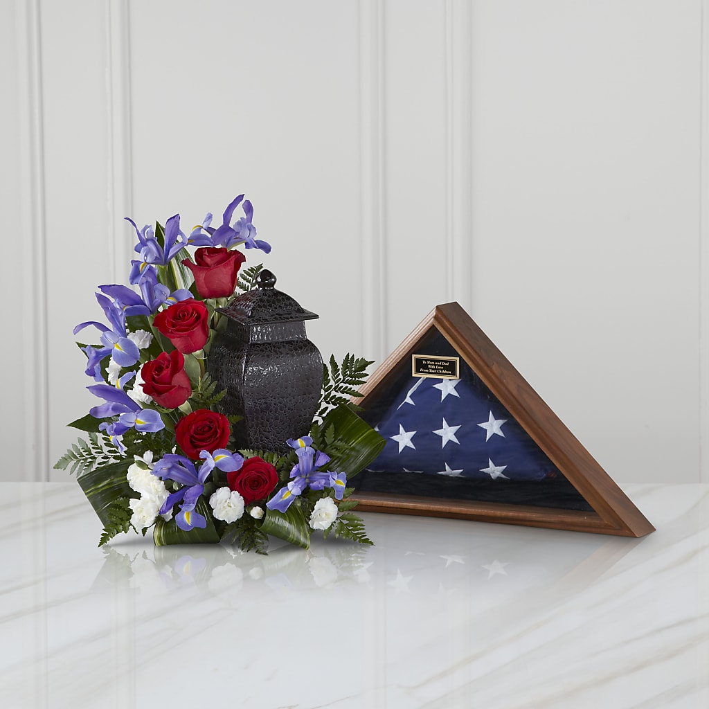 Patriotic Tribute Arrangement – Floreria Mexico #3, Torrance CA