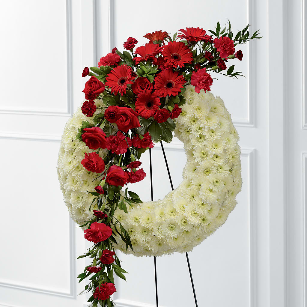 Graceful Tribute Wreath – Floreria Mexico #3, Torrance CA