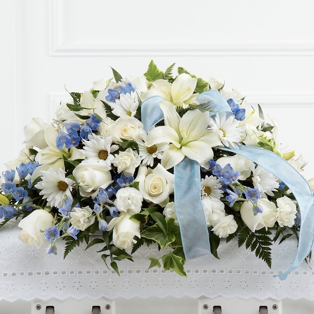 Tender Treasure Casket Spray – Floreria Mexico #3, Torrance CA