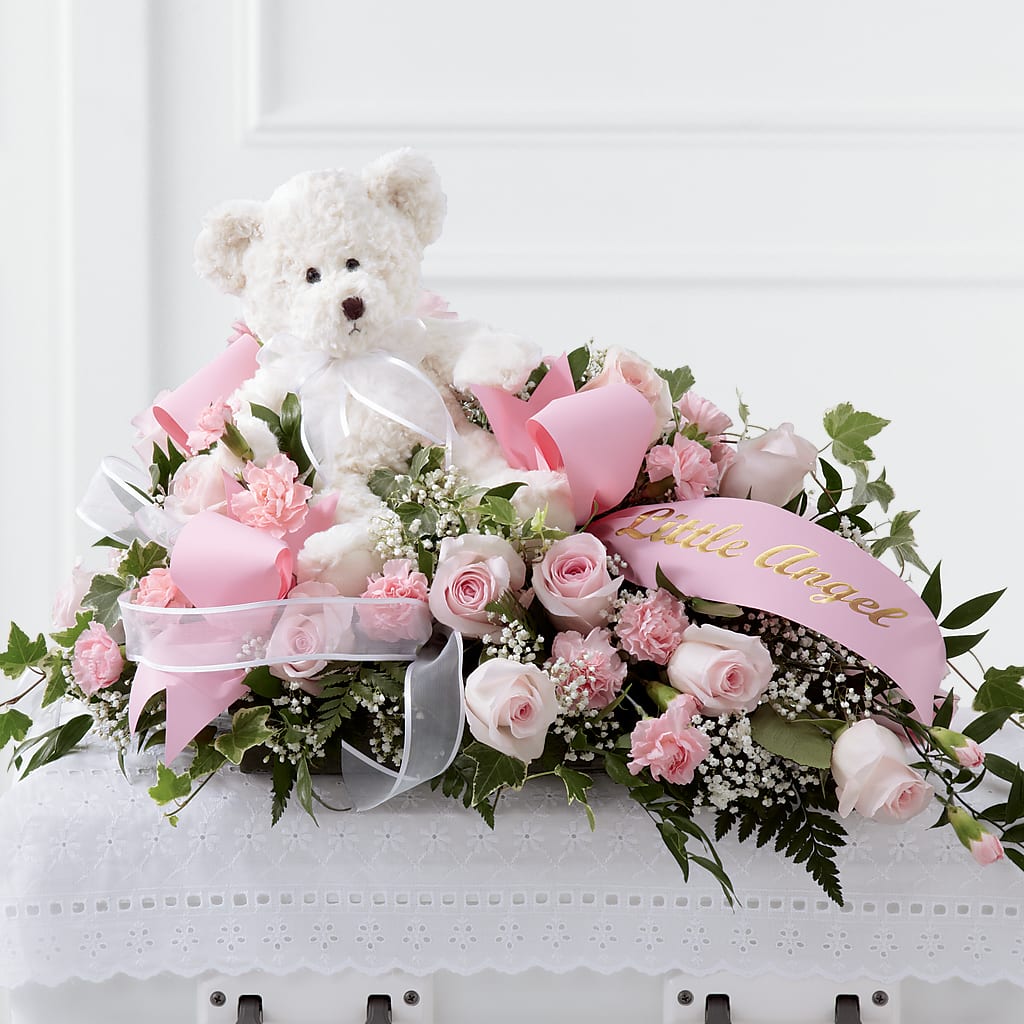 Touch of Sympathy Casket Spray – Floreria Mexico #3, Torrance CA