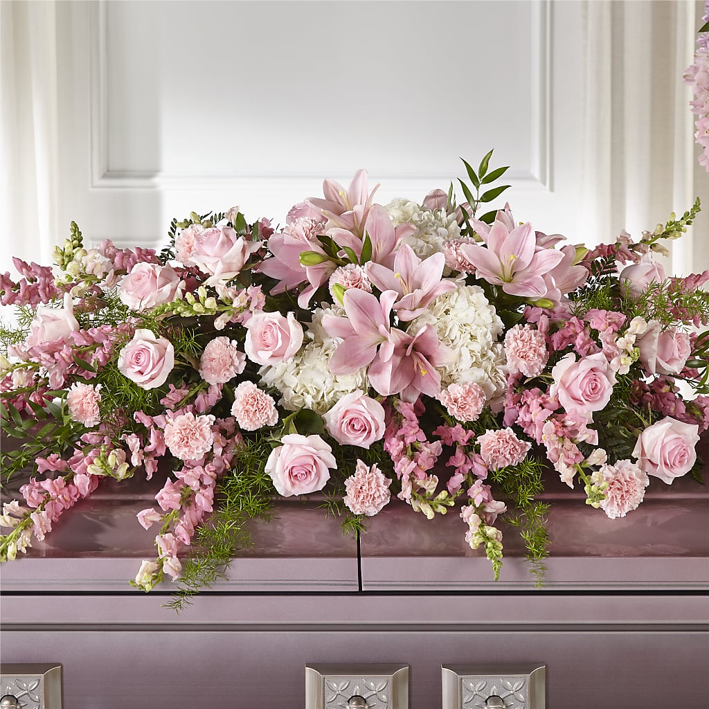 Life & Remembrance Casket Spray – Floreria Mexico #3, Torrance CA