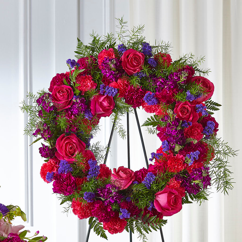 Calming Colors Wreath – Floreria Mexico #3, Torrance CA
