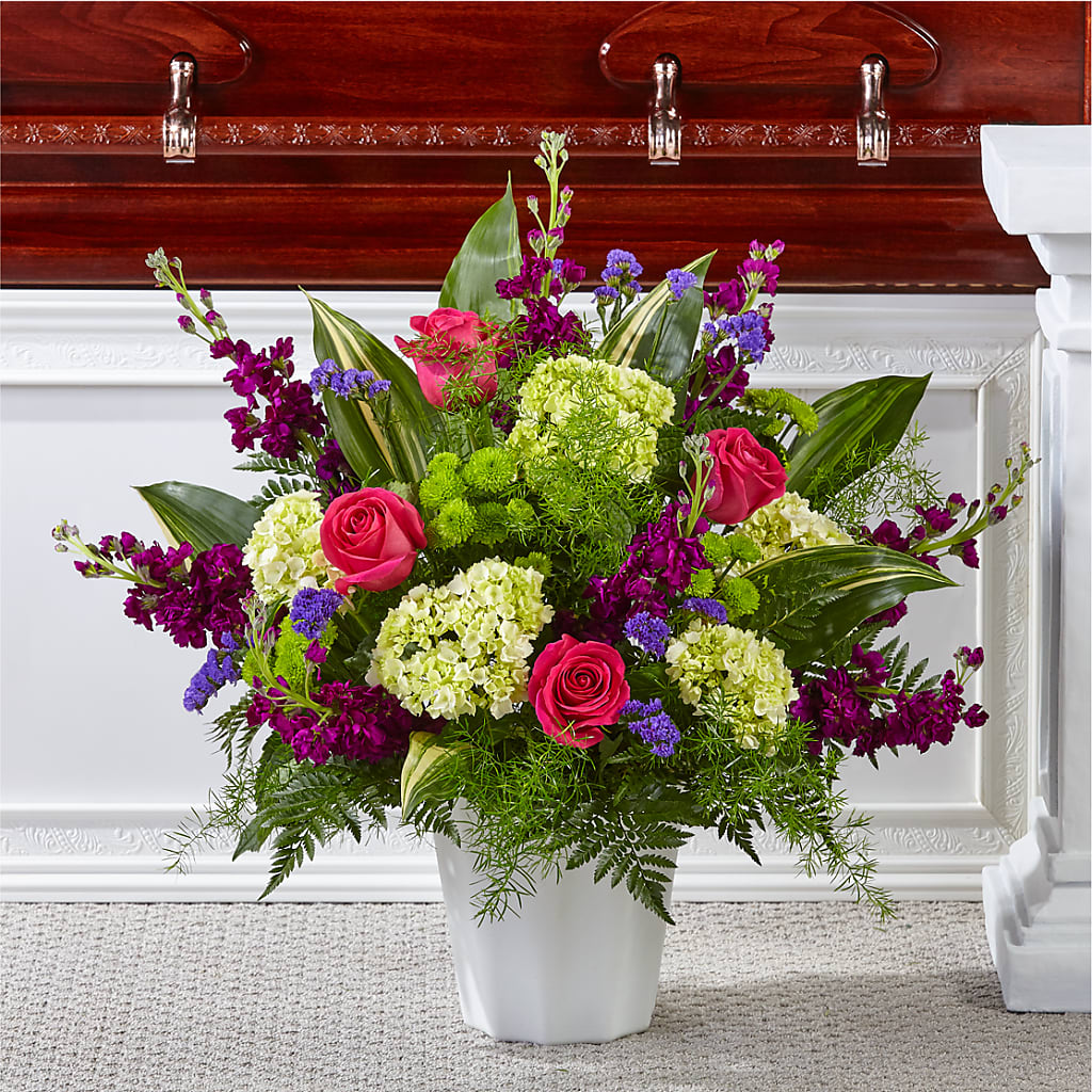 Beautiful Horizons Floor Basket – Floreria Mexico #3, Torrance CA