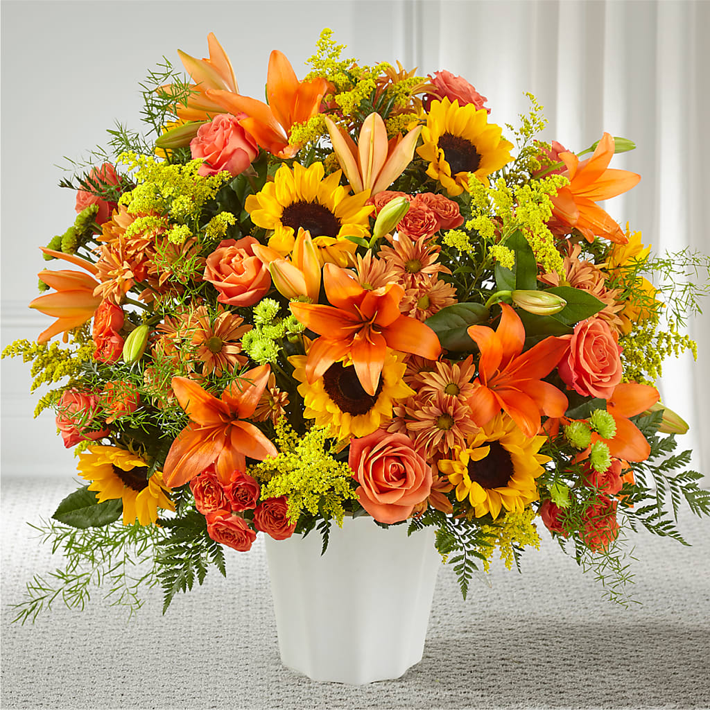 Harvest Thoughts Floor Basket – Floreria Mexico #3, Torrance CA