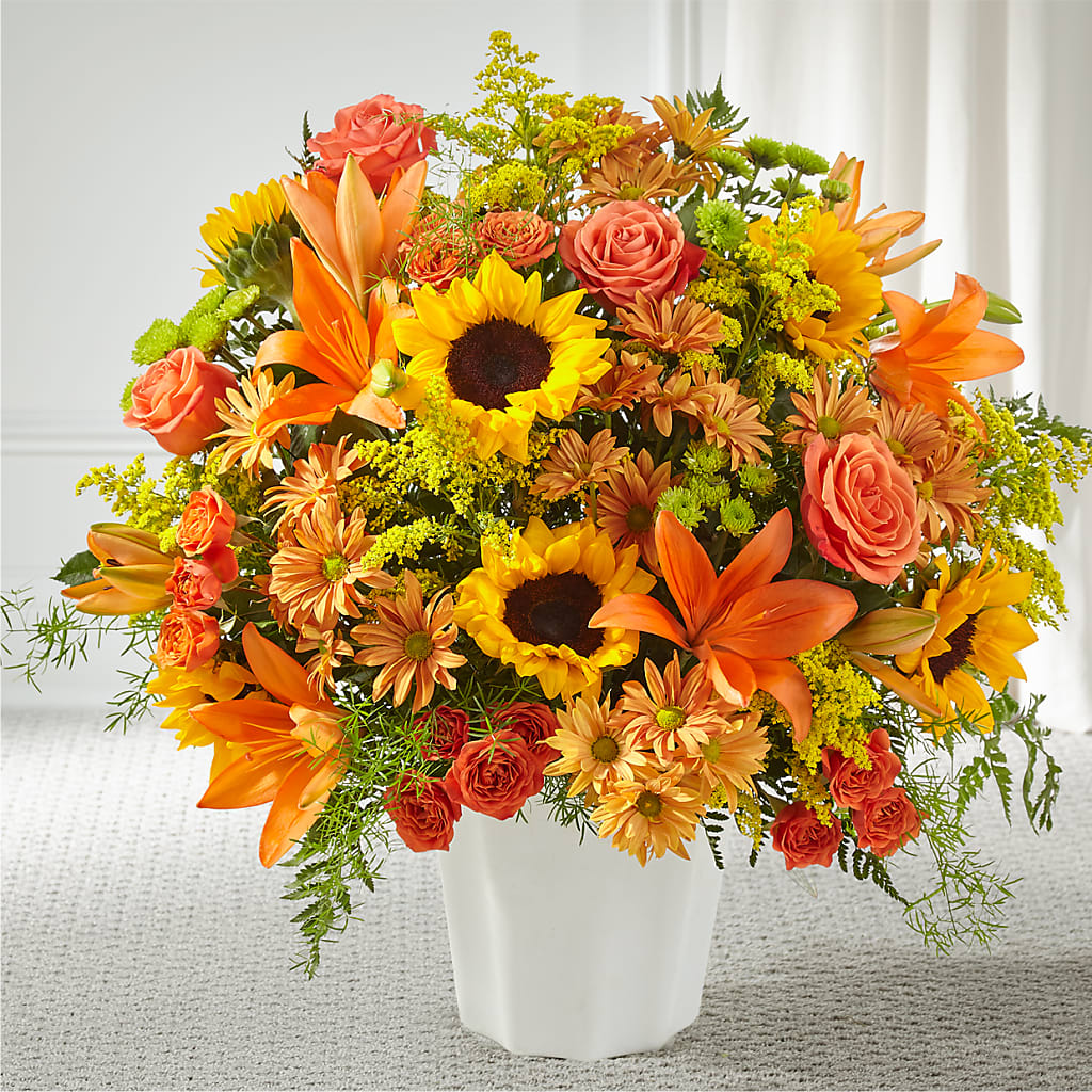 Harvest Thoughts Floor Basket – Floreria Mexico #3, Torrance CA