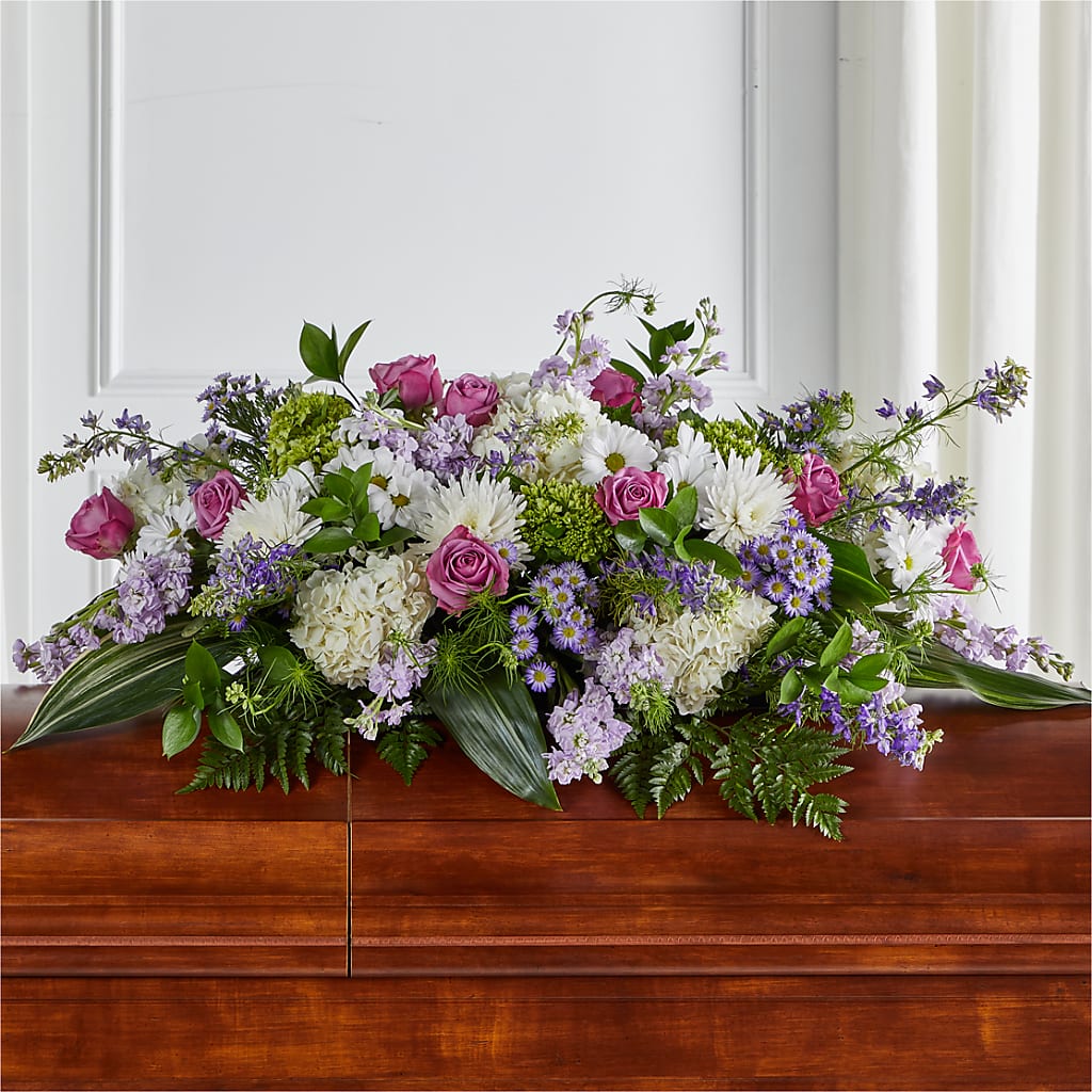 Meadows of Serenity Casket Spray – Floreria Mexico #3, Torrance CA