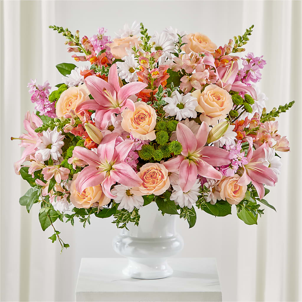 Heartfelt Gesture Urn Arrangement – Floreria Mexico #3, Torrance CA