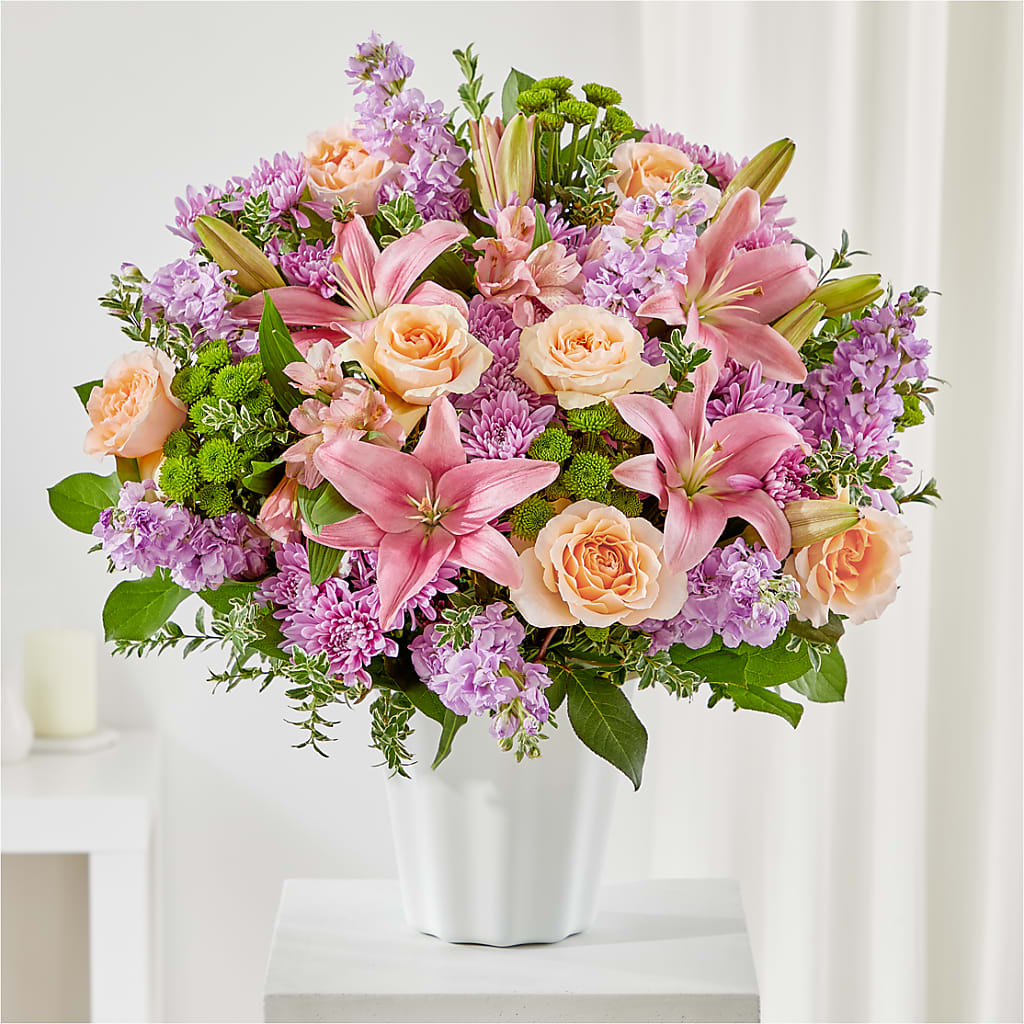 Supportive Embrace Tabletop Basket – Floreria Mexico #3, Torrance CA