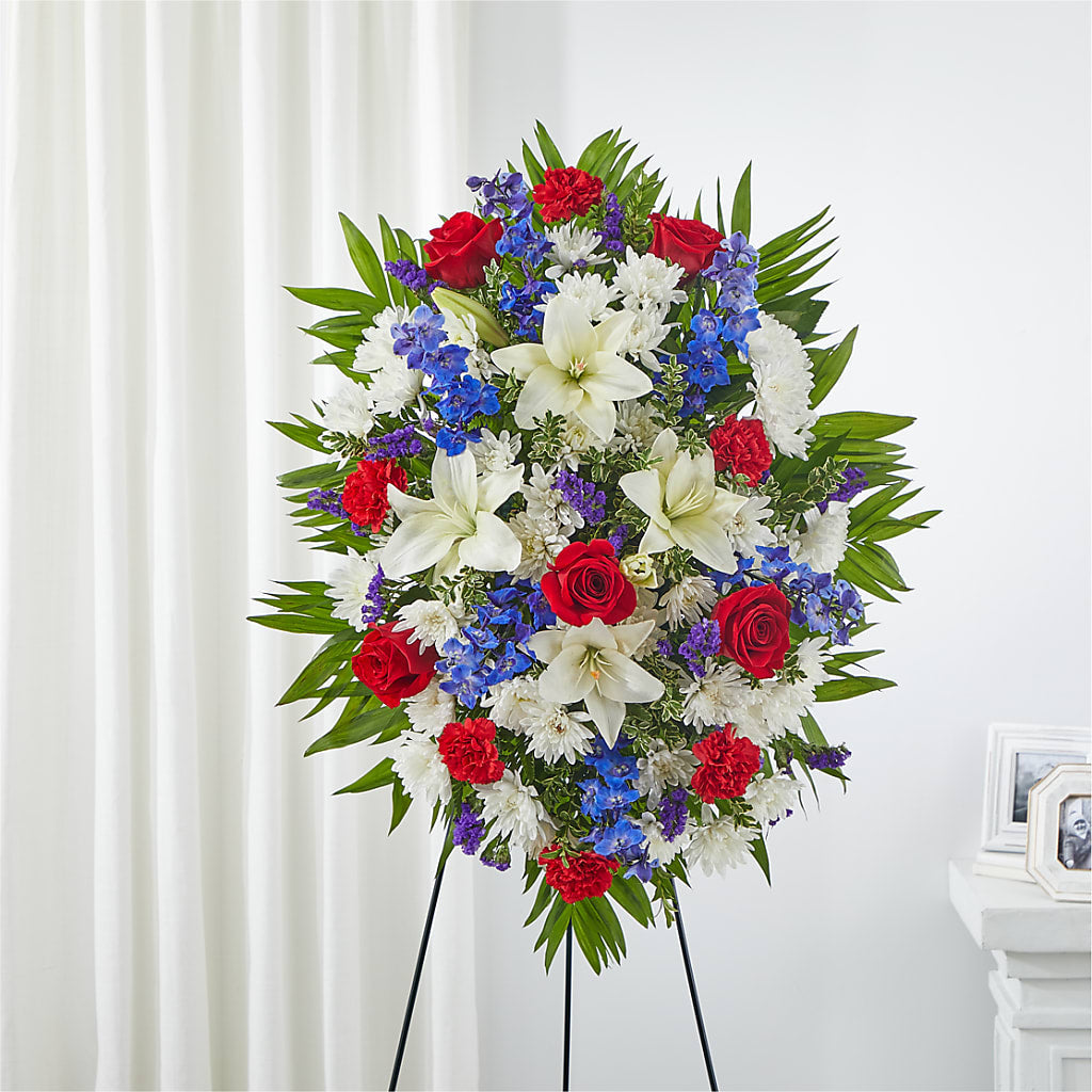 Cherished Service Standing Spray – Floreria Mexico #3, Torrance CA
