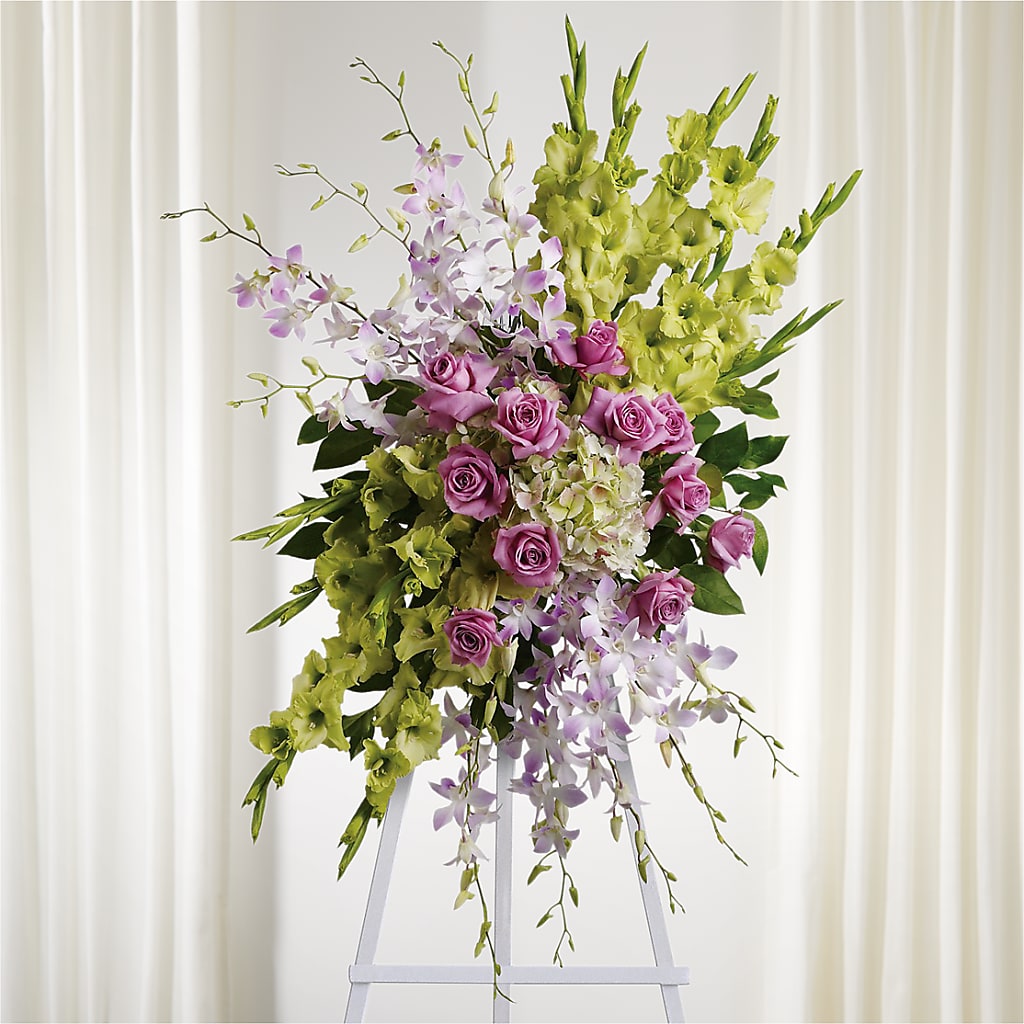 Lasting Legacy Standing Spray – Floreria Mexico #3, Torrance CA