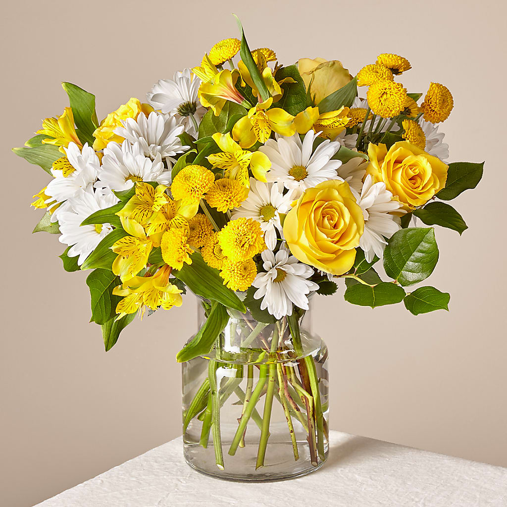 Sunny Sentiments Bouquet – Floreria Mexico #3, Torrance CA