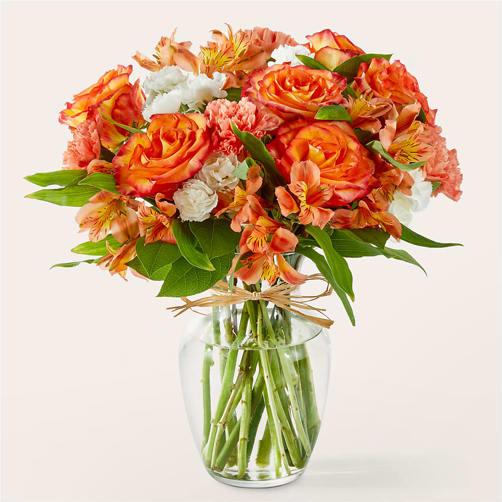 Apricot Glow Bouquet – Floreria Mexico #3, Torrance CA