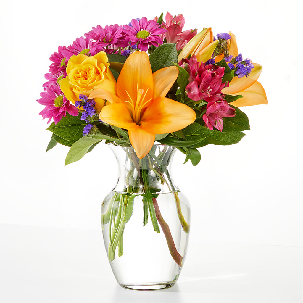 Colorful Visions Bouquet – Floreria Mexico #3, Torrance CA