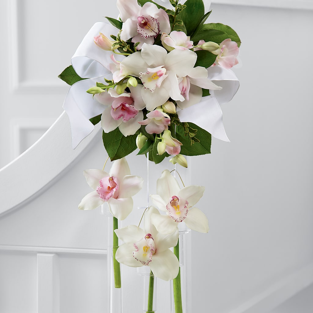 Perfect Entrance Pew Arrangement – Floreria Mexico #3, Torrance CA