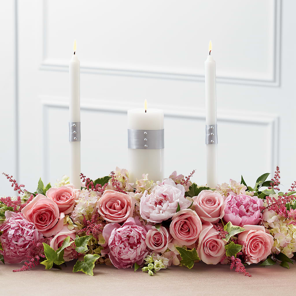 Worldwide Romance Unity Candle Arrangement – Floreria Mexico #3, Torrance CA
