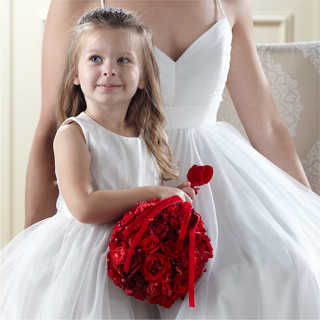 Pure at Heart Flower Girl Arrangement – Floreria Mexico #3, Torrance CA