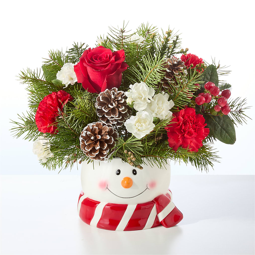 Jolly Snowman Bouquet –  Floreria Mexico #3, Torrance CA