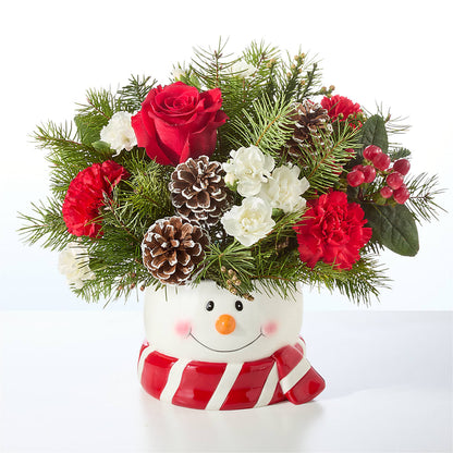 Jolly Snowman Bouquet –  Floreria Mexico #3, Torrance CA