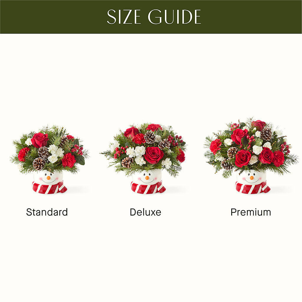 Jolly Snowman Bouquet –  Floreria Mexico #3, Torrance CA