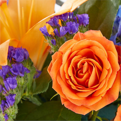 Radiant Citrus Box Bouquet –  Floreria Mexico #3, Torrance CA