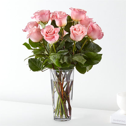 Long Stem Pink Rose Bouquet –  Floreria Mexico #3, Torrance CA