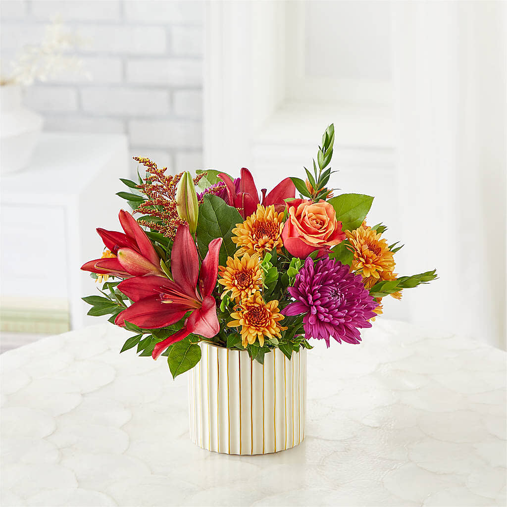 Burgundy Landscape Bouquet –  Floreria Mexico #3, Torrance CA