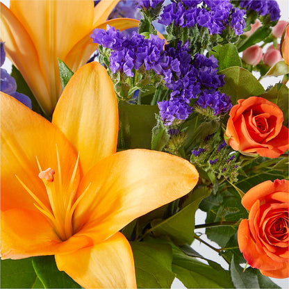 Radiant Citrus Bouquet –  Floreria Mexico #3, Torrance CA